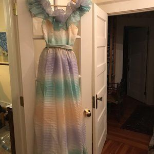 Rainbow Sherbert Prom Dress